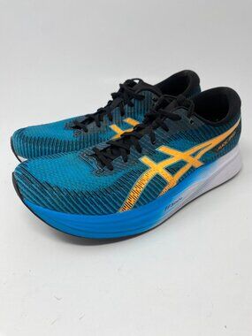 Asics Magic Speed 2 Running Shoes Sneakers Mens 10 Blue Orange FF Blast 1011B443
